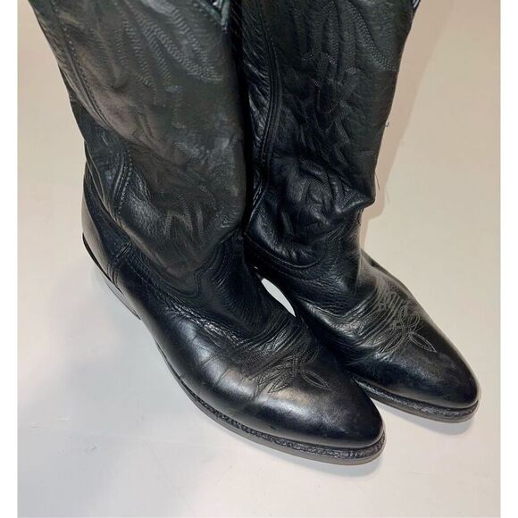 LAREDO 6691 MEN'S SIZE 12 D LEATHER UPPER COWBOY WESTERN BOOTS-POINTED TOE - Picture 1 of 9